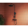 Душевая колонна VITRA AQUAHEAT BLISS 240 2F, матовый черный A4720536EXP