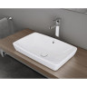 Раковина-чаша VITRA METROPOLE, прямоугольная 60 см, c переливом, цвет белый 5668B003-0012